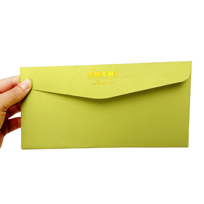 A9 مخصص مغلف بطاقة هدية العشب الأخضر لدعوة حفل زفاف