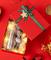 عيد الميلاد كوكي الشوكولاته البسكويت مربع اختيار تصميم سانتا ثلج