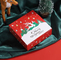 عيد الميلاد شجرة نوجا هدية مربع التعبئة مربع تشكيلة كوكي مستطيل