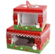 صندوق هدايا عيد الميلاد بطباعة CYMK المخصص لكعكة الكريسماس Sweet Candy 600gsm
