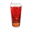 ODM 9oz ورقة كأس عيد الميلاد القابل للتصرف لشرب الشاي والقهوة والحليب